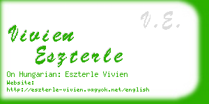 vivien eszterle business card